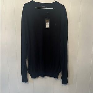 Polo by Ralph Lauren Men's Classic Navy Crewneck Sweater NWT